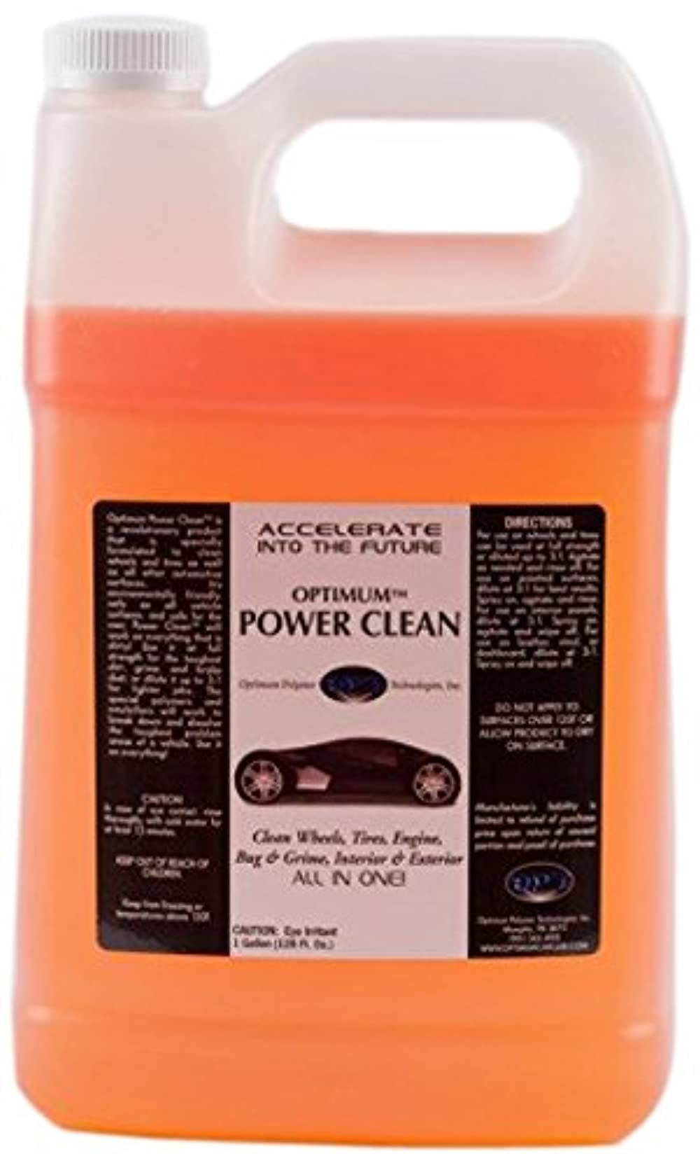 Optimum Power Clean - 1 Gallon, All Purpose Car Cleaner, Exterior and Interior Car Cleaner, Car Leather Cleaner, Vinyl Cleaner, Bug and Tar Remover, Great for Boat, Motorcycle, RV, and Car Detailing