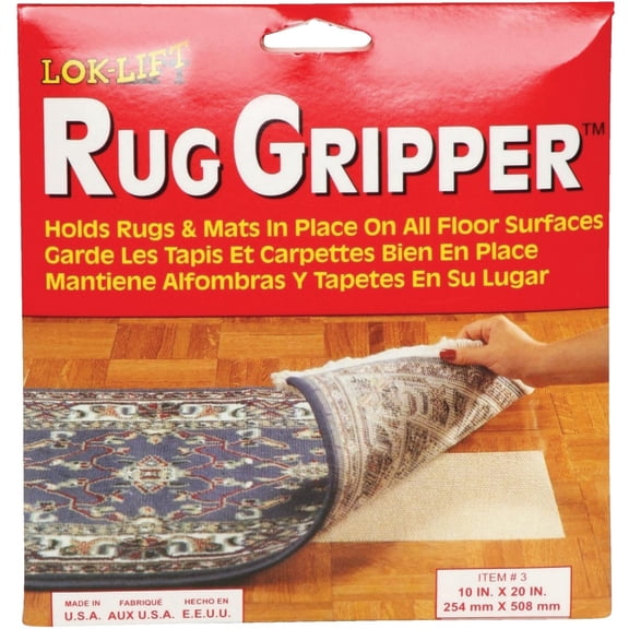 Optimum Technologies Lok-Lift Rug Gripper Nonslip Rug Pad - Pack of 6
