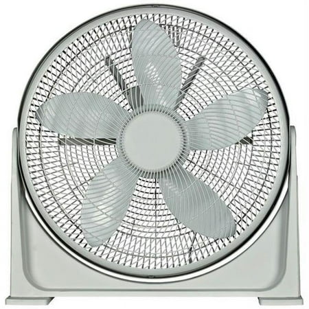 Optimus - 20 in. Turbo High Performance Air Circulator, Grey - Gray