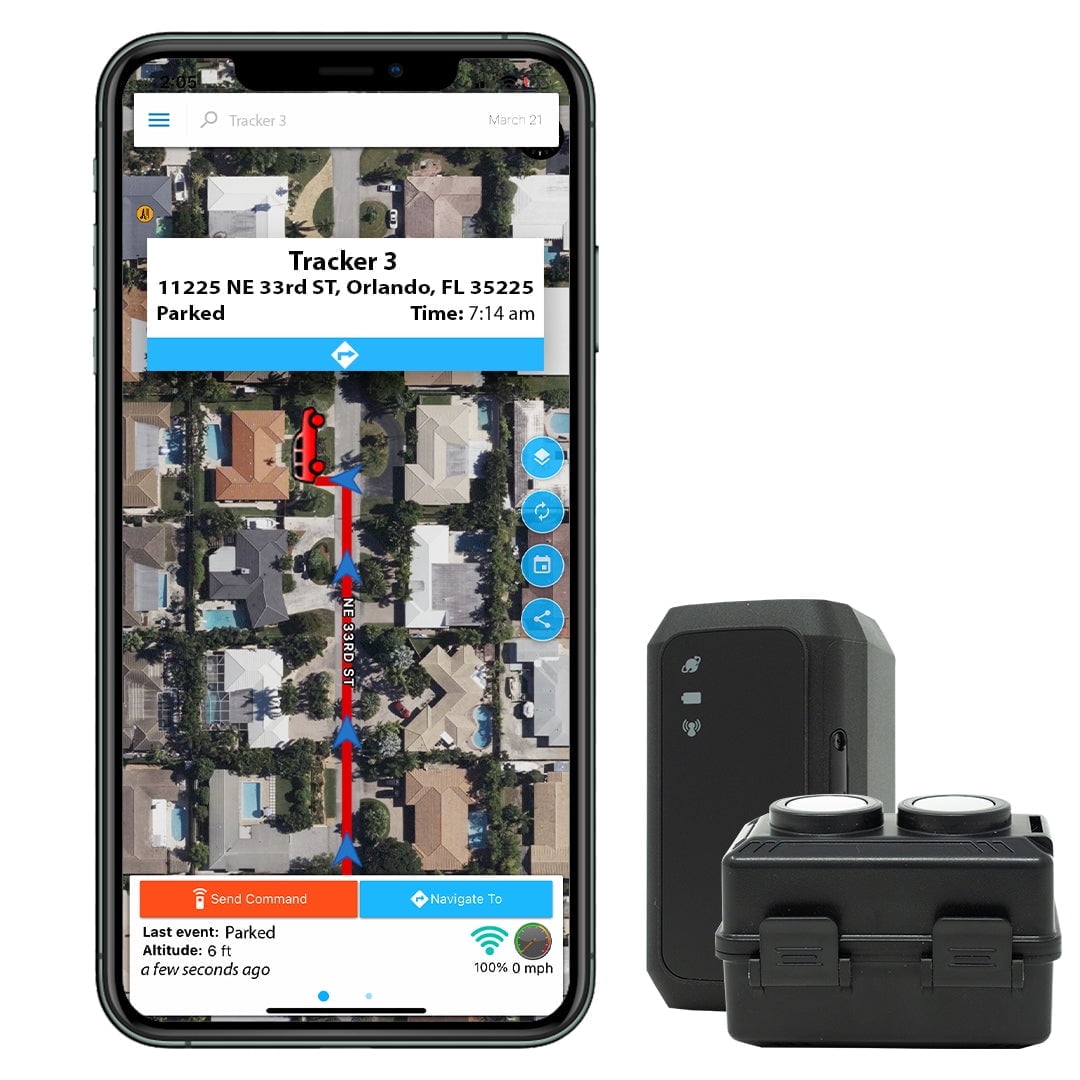 Optimus 3.0 GPS Tracker - Over 1 Month Battery - with Heavy Duty Waterproof Case and Powerful Magnets for Vehicles and Assets