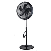 Optimus 18-In. 3-Speed Oscillating Outdoor Stand Fan with Misting Ring, Black, F-1888