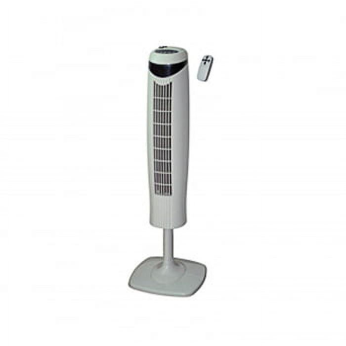 Optimus 35" Pedestal Tower Fan with Remote Control & LED