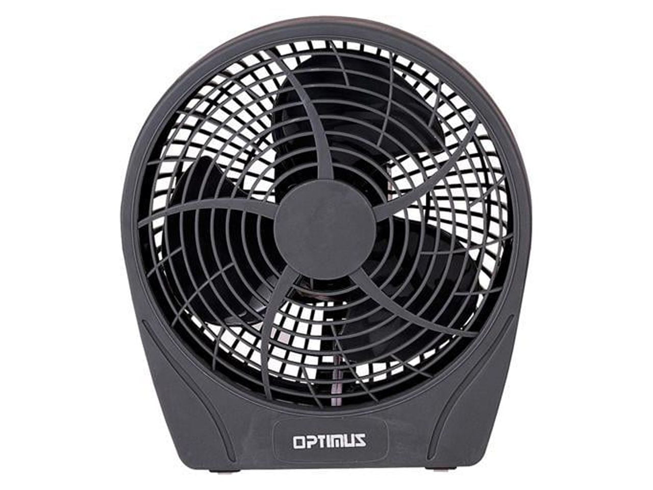 6" Black Adjustable Height Desk Fan with Two Speed