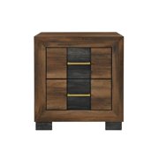 Global Furniture USA Optimus Brown/Black Nightstand