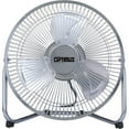 thumbnail image 1 of Optimus F-4092 Heavy Duty Aluminum 9 Inch 2 Speed Industrial Fan, Chrome, 1 of 3