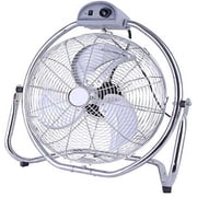 20 Ind Grade Oscillating High Velocity Fan - Chrome Grill