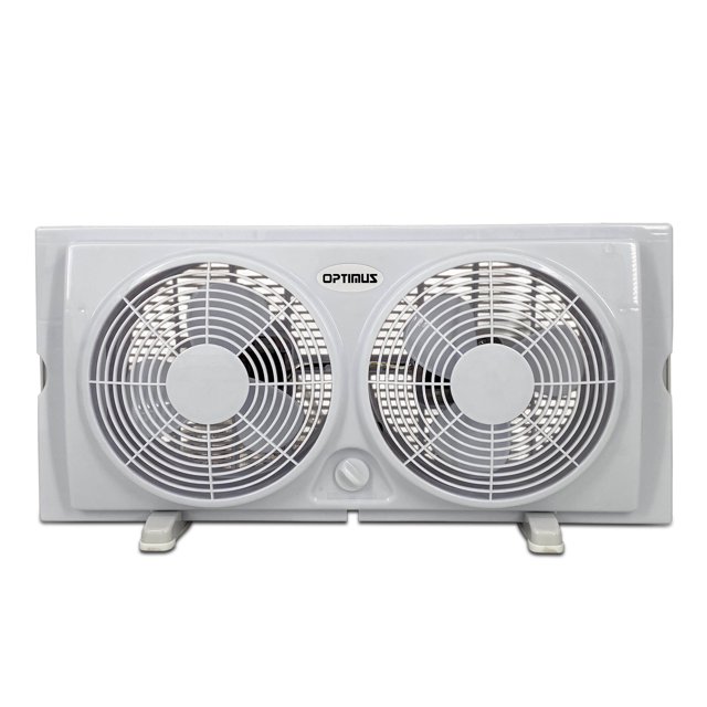 Optimus F5280 Powerful 2 Speed Versatile 7 Inch Cool Air Home Twin Window Fan