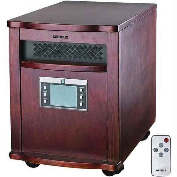 Optimus H-8010 Ir Quartz Heater With Remote