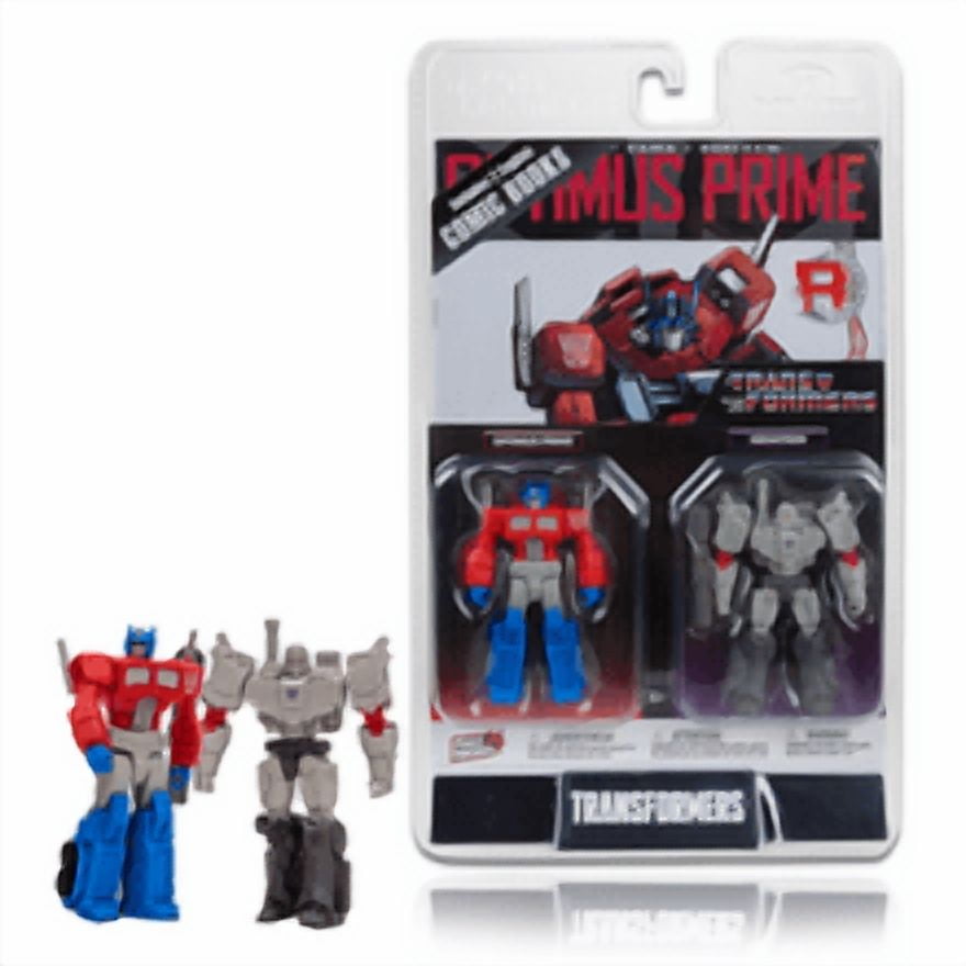 Optimus Prime and Megatron w/Comic (Page Punchers: Transformers) 3" 2-Pack - McFarlane Toys