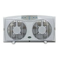 thumbnail image 1 of Optimus Tracker Twin 8" 3-Speed Reversible Window Fan, 1 of 6