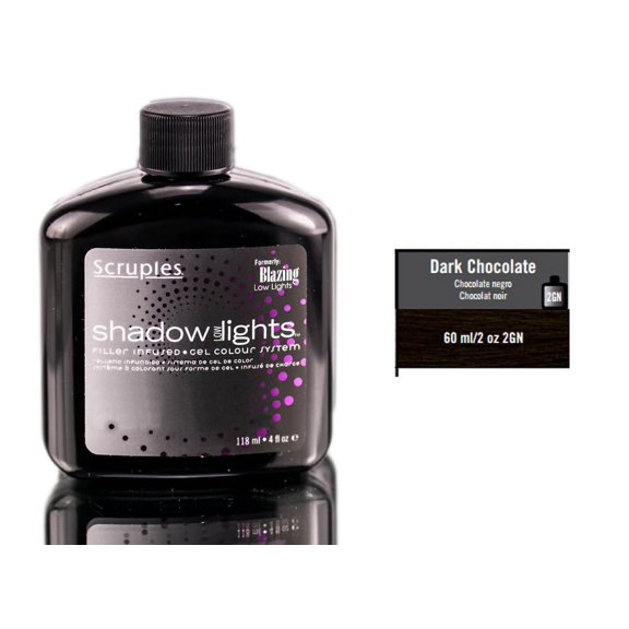 {Option : 2GN / 4oz} Scruples Shadow Low Lights w/ SLEEKSHOP Hair Rat Tail Steel Pin Comb for Scalp