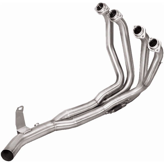 Akrapovic Optional Header Head Pipe for Slip-On Line Exhaust System - Stainless Steel, 4-Into-1 (E-K9R3)