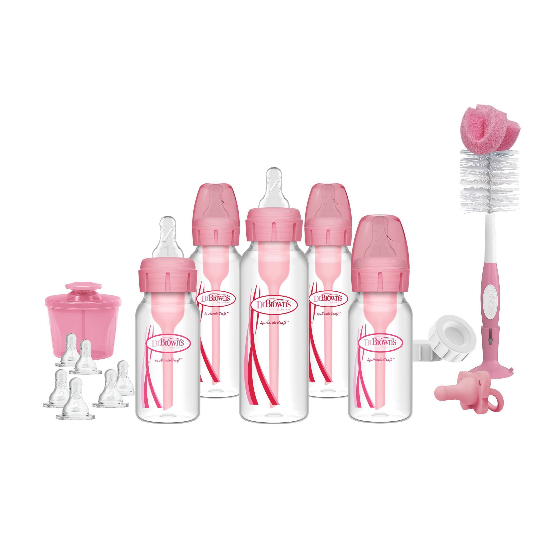 Options+ Infant Feeding Starter Kit: Anti-Colic Baby Bottle Newborn ...