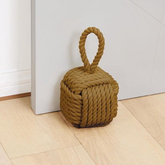 Optish Decorative Door Stoppers - Cute Rope Knot Design, Heavy Duty ...