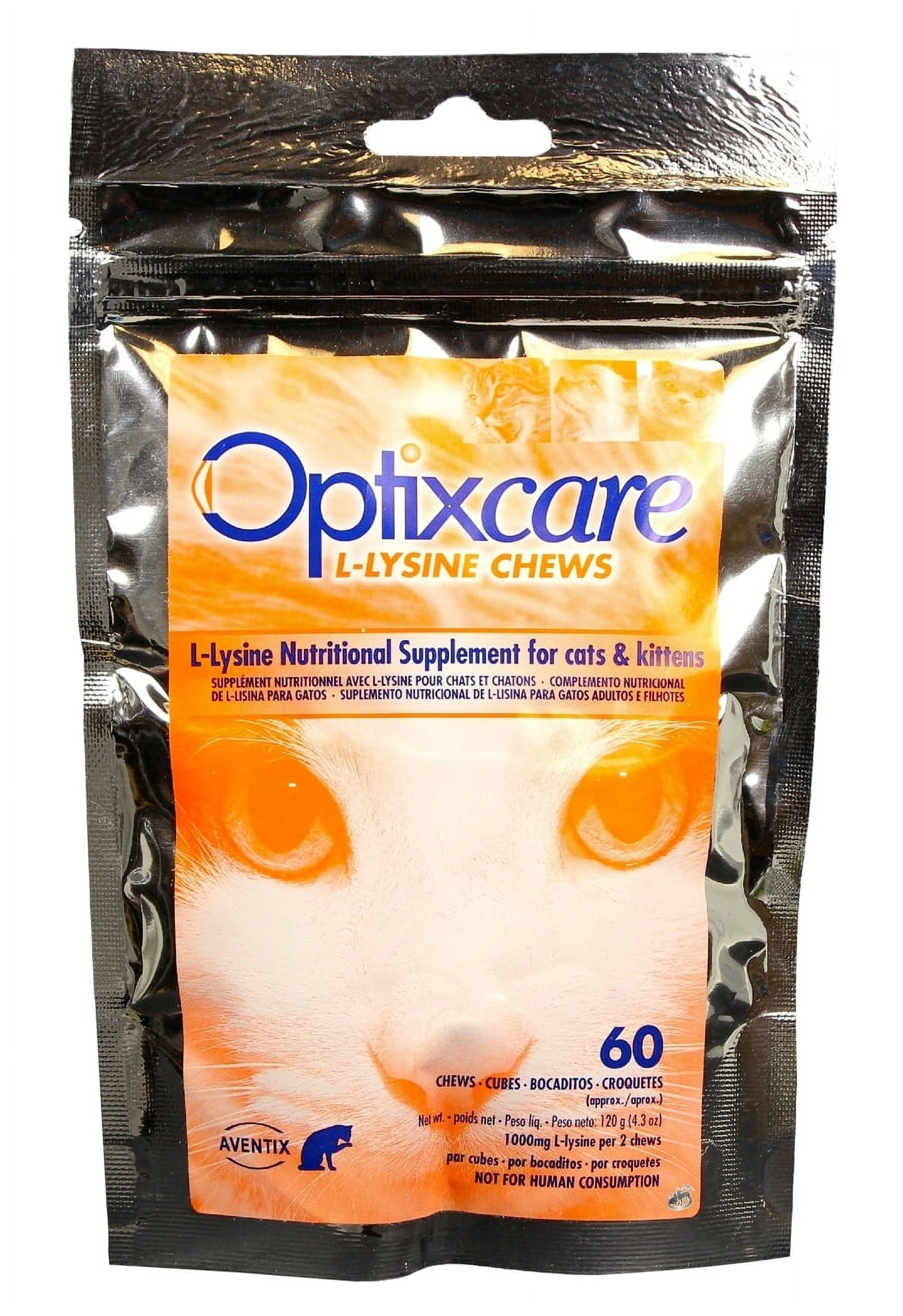 Optixcare L-Lysine Chews (60 count)