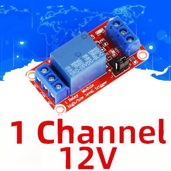 Optocoupler Isolated 1-Channel Relay Module 5V 12V 24V for Signal Separation
