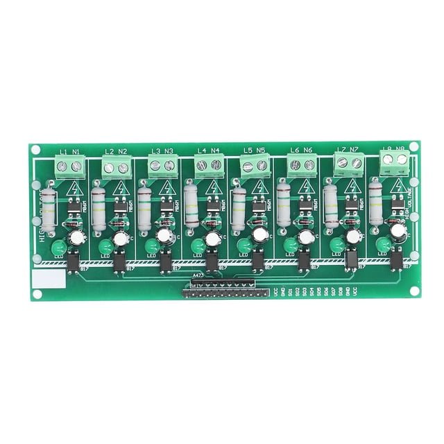 Optocoupler Isolation Board 8 Channel PLC Voltage Detection Module 220V
