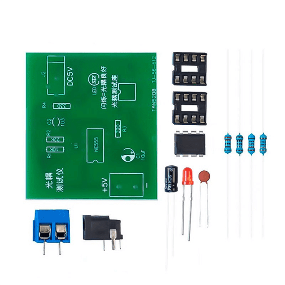Optocoupler Tester Kit 555 Application Circuit Board Practice Welding DIY Electronic Spa ywm58