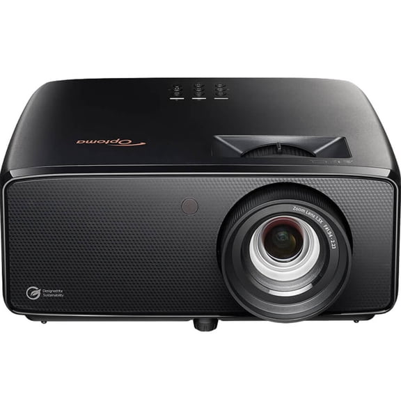 Optoma 4K UHD Laser HDR Home Theater Projector - Black