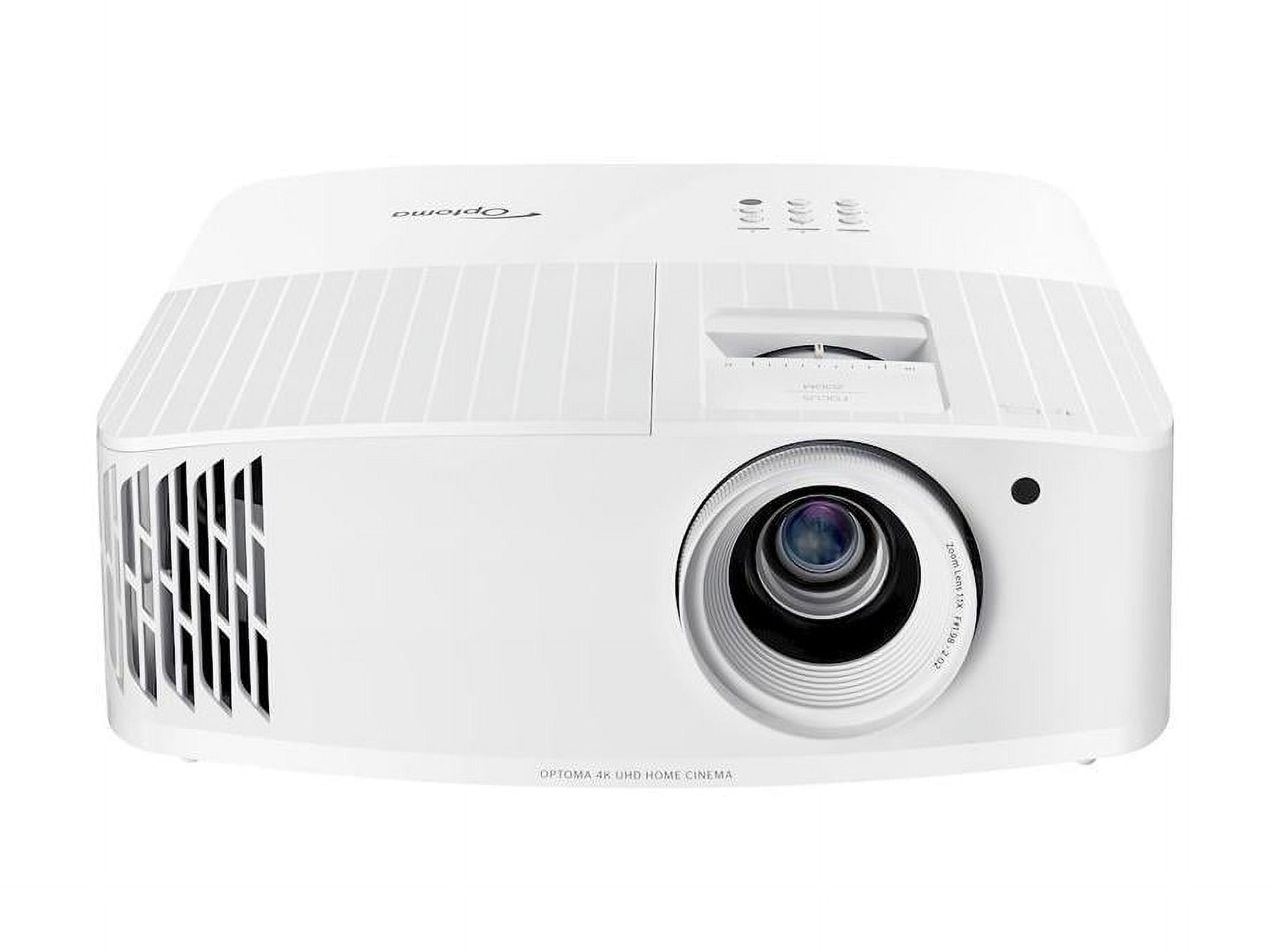 Optoma UHD38x Bright, True 4K UHD Gaming Projector | 4000 Lumens | 4.2ms Response Time at 1080p with Enhanced Gaming Mode | Lowest Input Lag on 4K Projector | 240Hz Refresh Rate | HDR10 & HLG