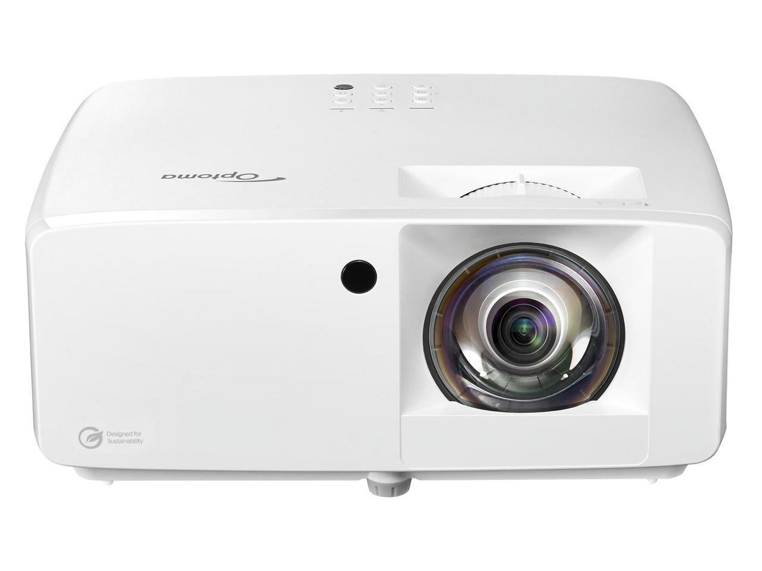 Optoma UHZ35ST Short Throw True 4K UHD Gaming and Home Entertainment Projector | 3,500 Lumens for Lights-On Viewing | 240Hz Refresh Rate and Ultra-Low 4.4ms Response Time