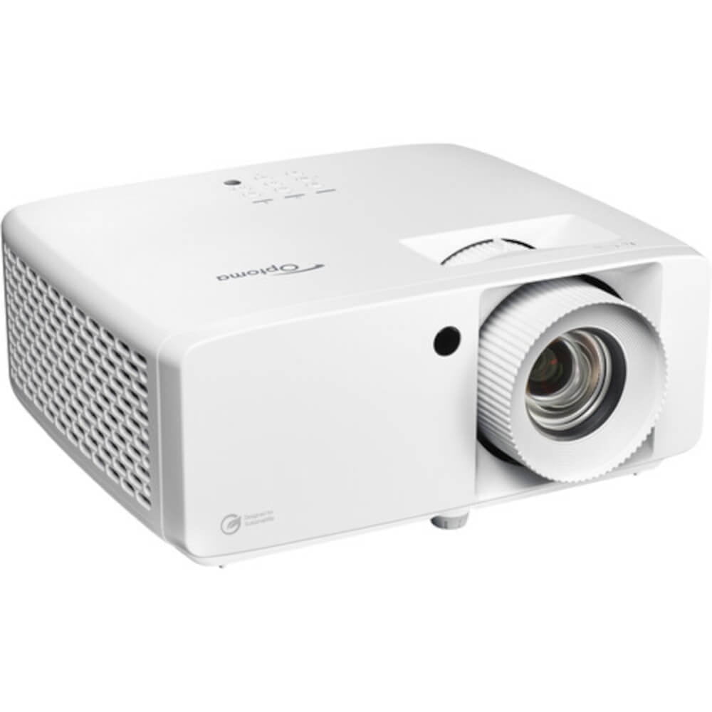 Optoma UHZ66 - DLP projector - laser - portable - 3D - 4000 lumens - 3840 x 2160 - 16:9 - 4K - LAN - white