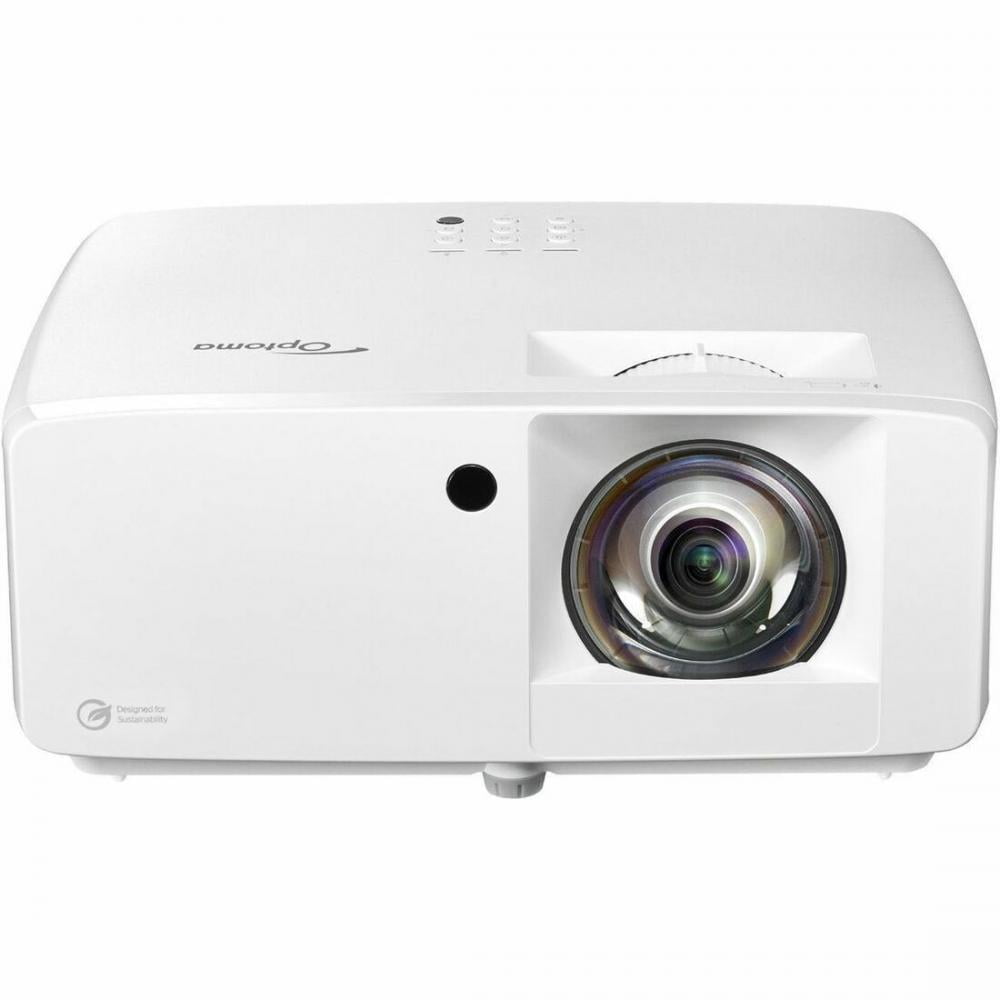 Optoma ZH400ST 3D Ready Short Throw DLP Projector - 16:9 - Wall Mountable - High Dynamic Range (HDR) - Front - 1080p - 30000 Hour Normal Mode - 300,000:1 - 4000 lm - HDMI - USB - Network (RJ-45) - ...