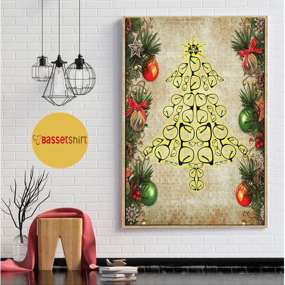 Optometrist Christmas Tree vertical poster 11 x 17 Inch Poster