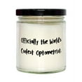 thumbnail image 1 of Optometrist Gifts For Friends, Officially the World's Coolest Optometrist, Love Optometrist Candle, From Colleagues, Holiday candle, Scented candles, Gift ideas, Candle gift set, Yankee Candle, 1 of 1