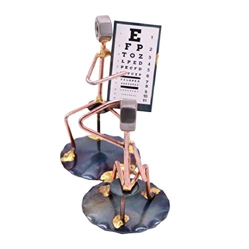 Optometrist - Handmade Metal Figurine - Hand Welded Metal Art and ...