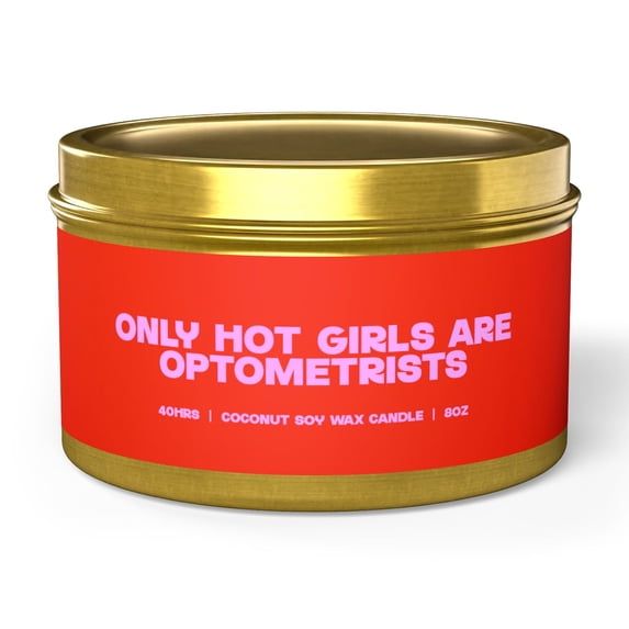 Optometrist Optometry Graduation Eye Doctor Tin Candle Gifts Funny Decor