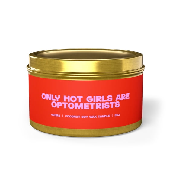 Optometrist Optometry Graduation Eye Doctor Tin Candle Gifts Funny Decor