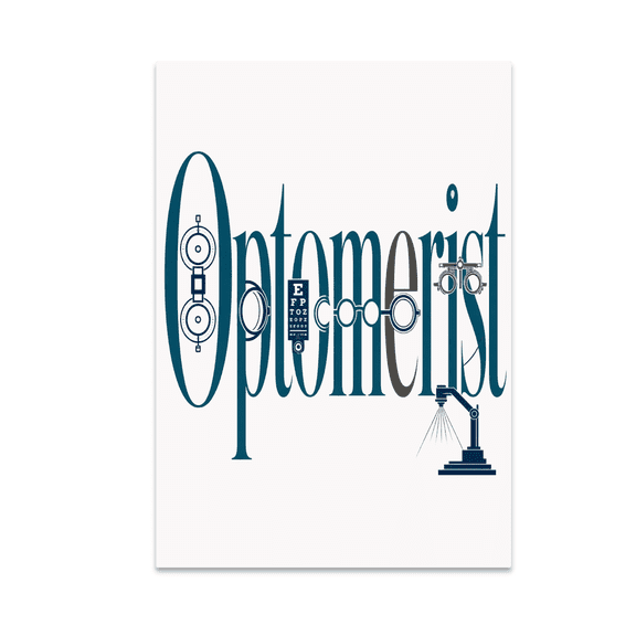Optometrist Workplace Wall Art - Optometry Enthusiast - 13x19 Poster Print
