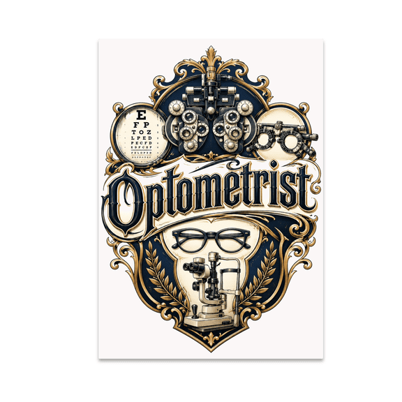 Optometrist Workplace Wall Art - Optometry Enthusiast - 13x19 Poster Print