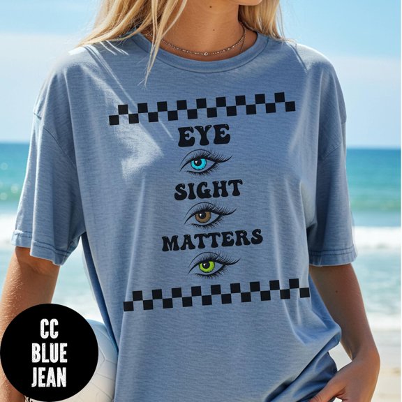 Optometry Eye Care Graphic Retro Style T-Shirt All Size S-3XL