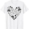 thumbnail image 1 of Optometry Symbols Heart Eyeglasses Spectacles Optician Life T-Shirt, 1 of 2