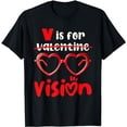 thumbnail image 1 of Optometry Valentines Day Optician Optometrist Vision Heart T-Shirt, 1 of 5