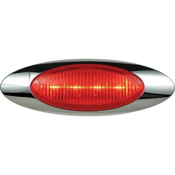Optronics 00212337P 6.5" Sealed LED Marker/Clearance Light Kit, Red