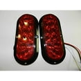 thumbnail image 1 of Optronics 1 Pair Trailer RED LED Stop Turn Tail Light 6" Oval Surface Mount 10 LED, 1 of 2