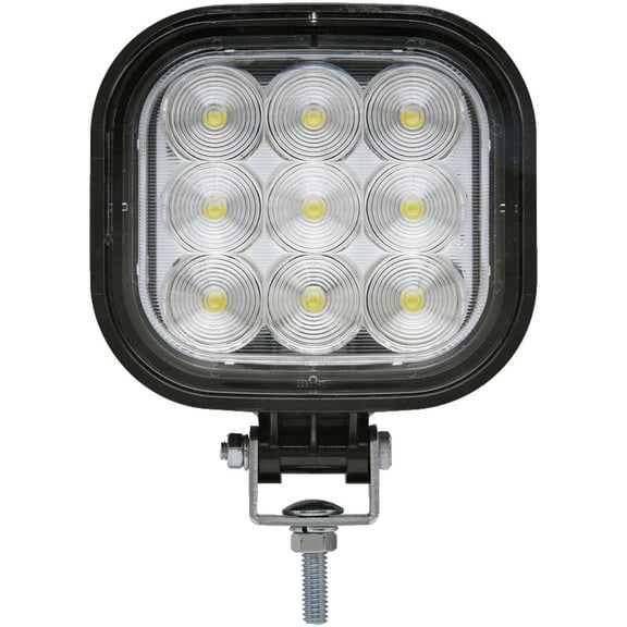 Optronics 4 1/2" 9 Diode LED Square Work Utility Light Flood Beam TLL50FB