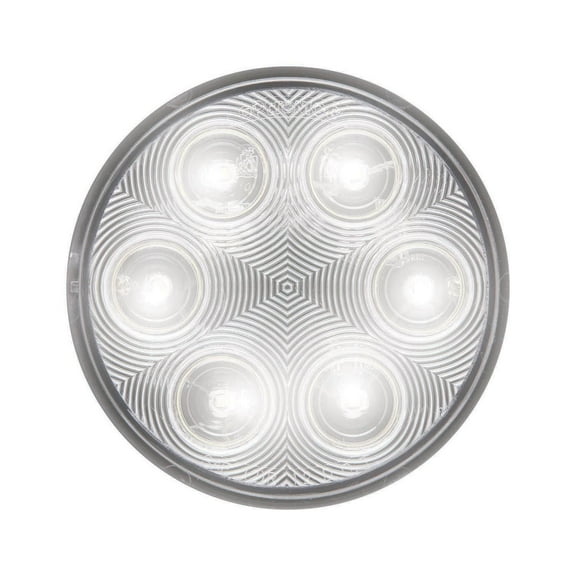 Optronics 4" Clear Back-Up Light, Recess Mount, Standard 2-Pin Connection, 1 each, sold by each