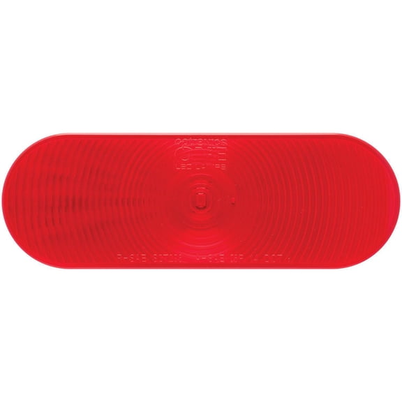Optronics 6" Oval, Red LED, Stop / Turn / Tail Light, Grommet Mount, PL-3 Connection, 1 each, sold by each
