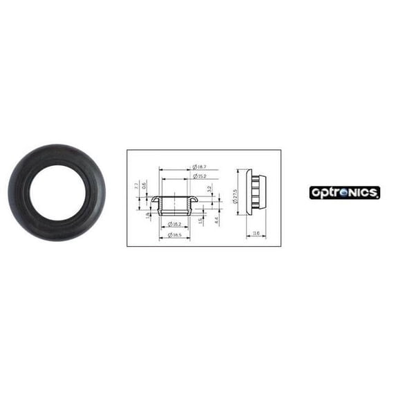 Optronics A11GB Grommet for MCL-11 Series Uni-Lite Light