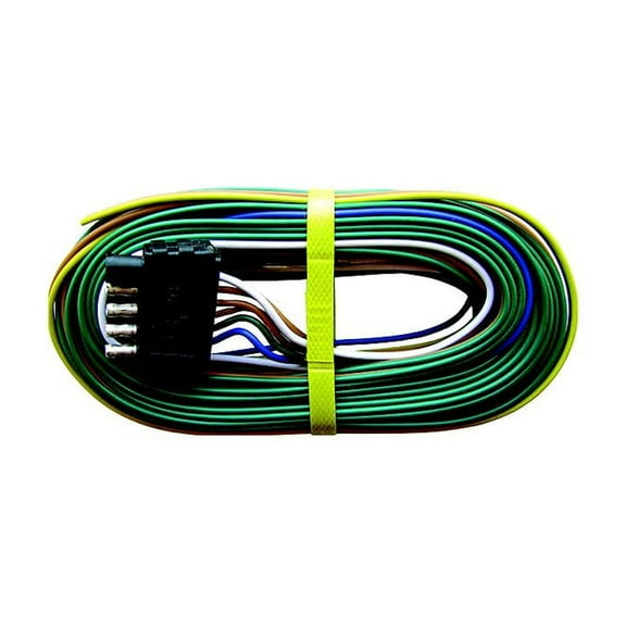 Optronics A25W5BP 25' 5-way harness, Flat connector, 30â€ ground