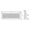 thumbnail image 1 of Optronics ILL06COB - ILL06 Series Opti-Brite Rectangular 643 lm Surface Mount LED Overhead Light (11.0"L x 4.0"W x 1.0"D), 1 of 2