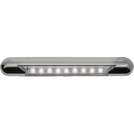 Optronics ILL70CBAWN - Opti-Brite 70 Series 11" Length Clear Lens Chrome Case 9 LED Awning Lights