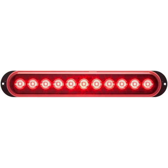 Optronics Inc STL-76RB Thin Line LED Dual Lens Stop/Turn/Tail Light - 11 Diodes