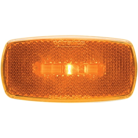 Optronics MCL0032ABS One Led Mark Light Ovl Blk Bse
