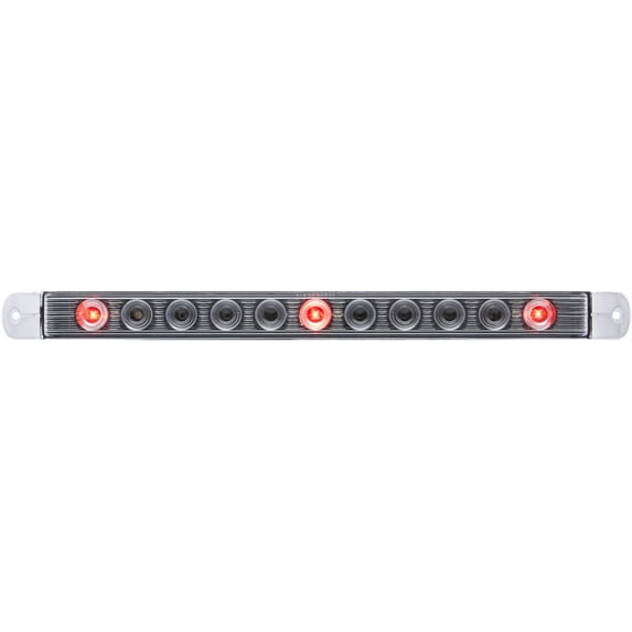 Optronics MCL88RCBP Clear Lens Red Sealed LED Identification Light Bar