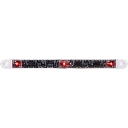 Optronics - MCL987RCPG - LED ID BAR THINLINE RED CLEAR LENS 180MB - (Pack of 1)
